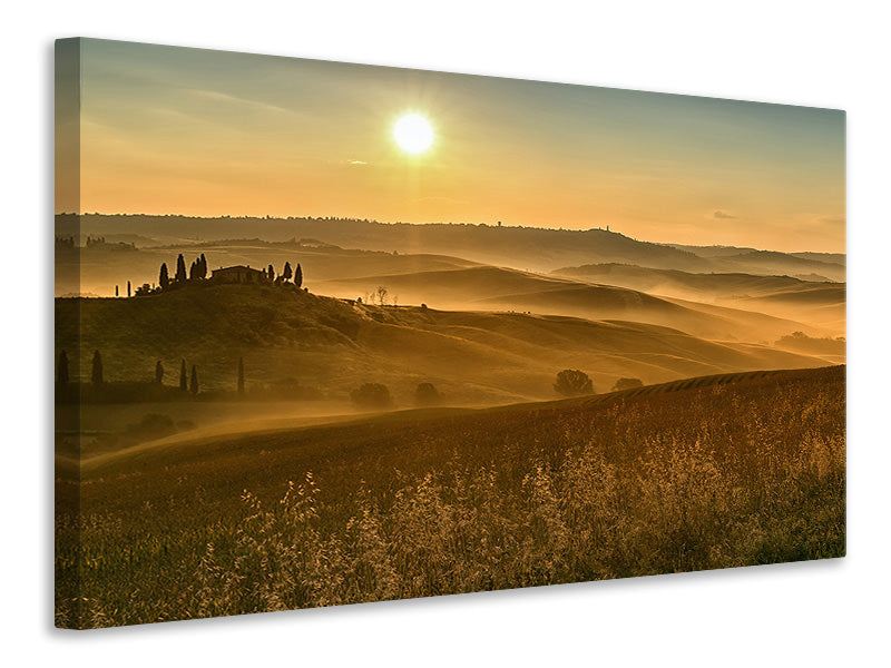 4-piece-canvas-print-sunset-in-the-rocks