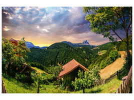 modern-4-piece-canvas-print-swiss-mountains-in-summer