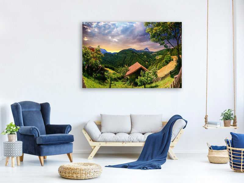 5-piece-canvas-print-swiss-mountains-in-summer
