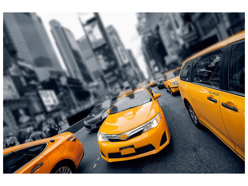 modern-4-piece-canvas-print-taxi-in-nyc