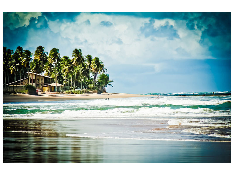 modern-4-piece-canvas-print-the-beach