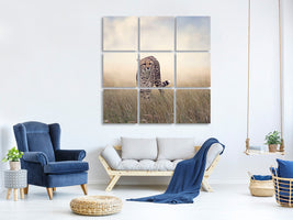 4-piece-canvas-print-the-cheetah