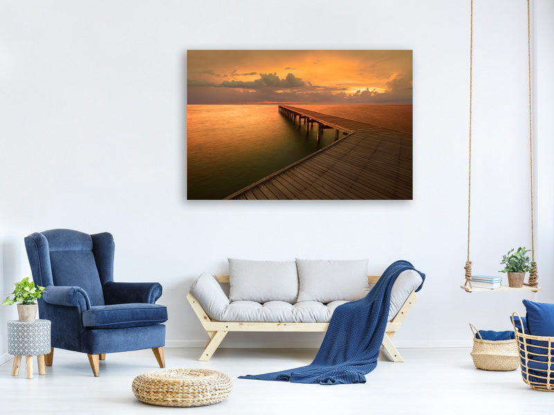 panoramic-3-piece-canvas-print-the-footbridge-by-the-sea