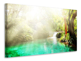 4-piece-canvas-print-the-green-lagoon