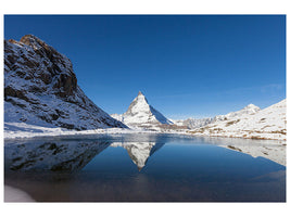 modern-4-piece-canvas-print-the-riffelsee-on-matterhorn