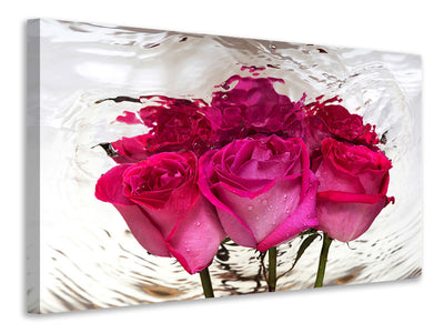 4-piece-canvas-print-the-rose-reflection