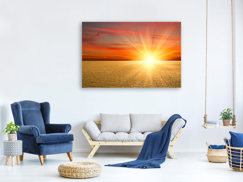panoramic-3-piece-canvas-print-the-sunset-ii
