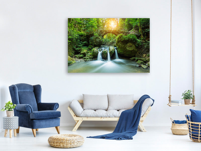 panoramic-3-piece-canvas-print-water-reflection