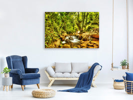5-piece-canvas-print-waterfall-in-the-forest