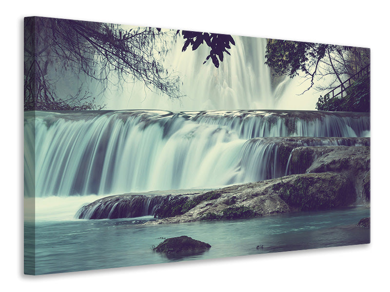 panoramic-3-piece-canvas-print-waterfall-mexico