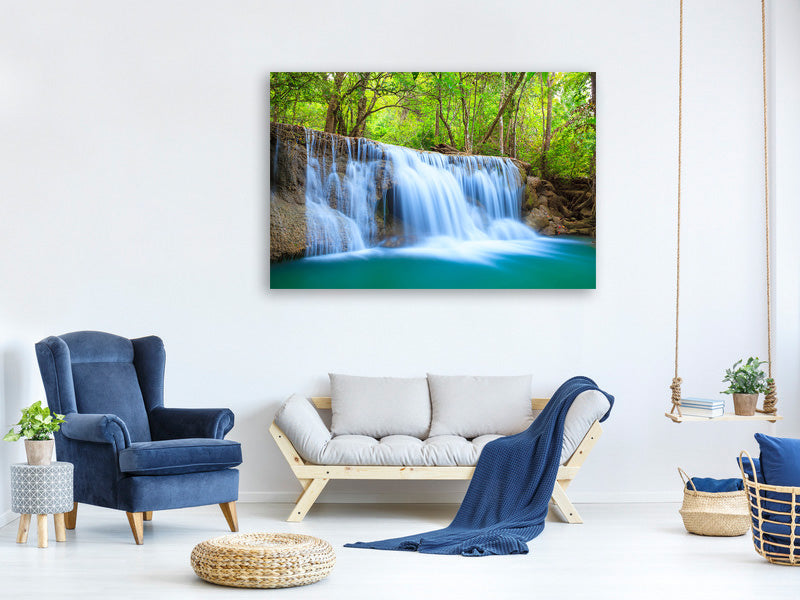 4-piece-canvas-print-waterfall-si-nakharin