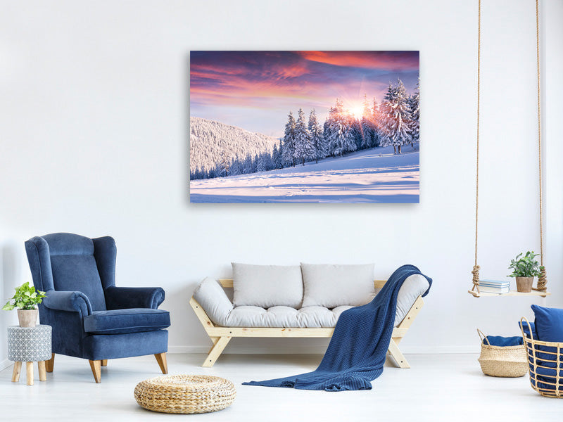 modern-4-piece-canvas-print-winter-landscape