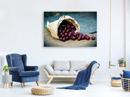 3-piece-canvas-print-a-bag-of-cherries