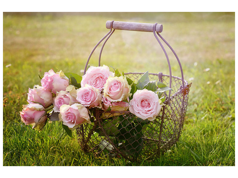 5-piece-canvas-print-a-basket-full-of-roses