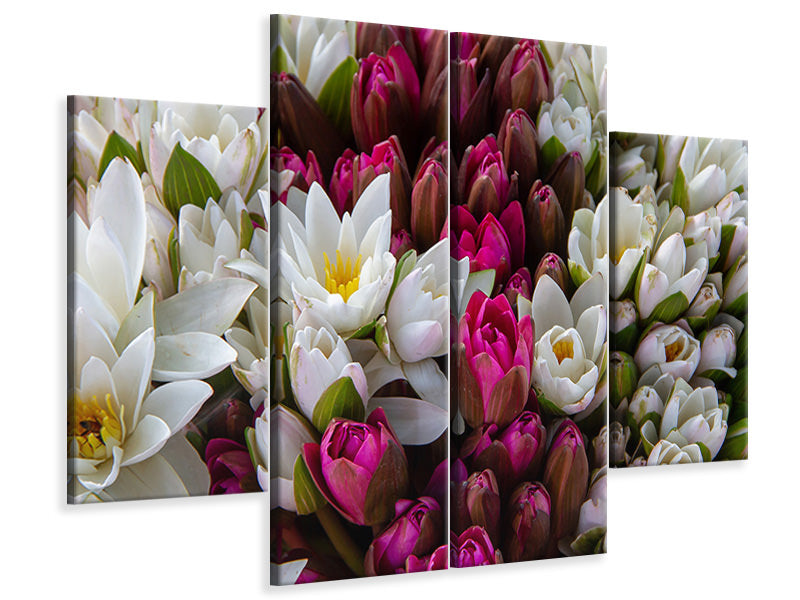 canvas-print-a-bouquet-of-water-lilies