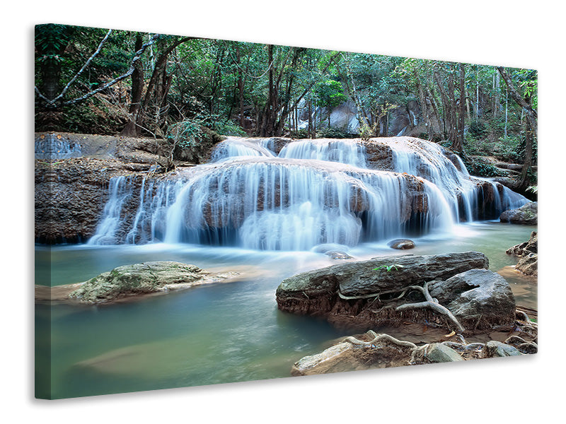 modern-4-piece-canvas-print-a-waterfall