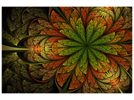 3-piece-canvas-print-abstract-floral-pattern