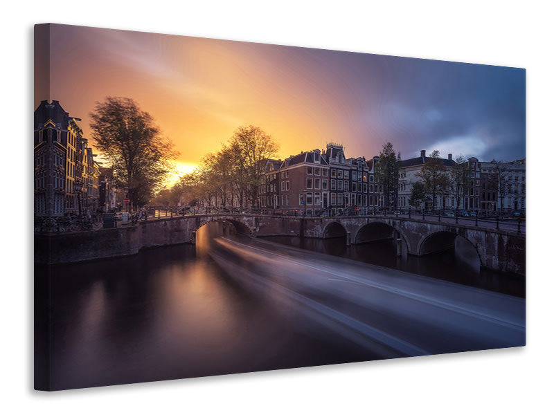panoramic-3-piece-canvas-print-amsterdam-keizersgracht