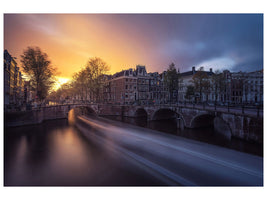 panoramic-3-piece-canvas-print-amsterdam-keizersgracht
