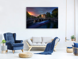 5-piece-canvas-print-amsterdam-sunset