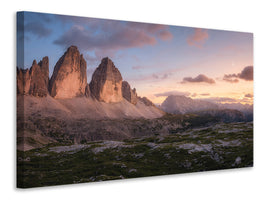 3-piece-canvas-print-an-evening-in-the-dolomites