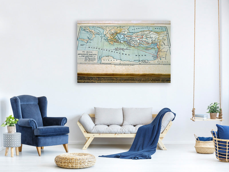 3-piece-canvas-print-antique-map