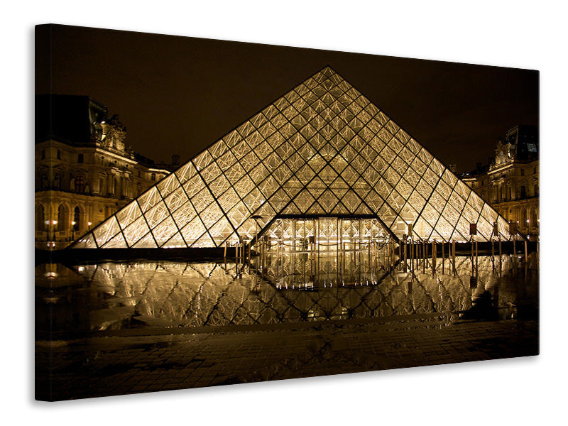 modern-3-piece-canvas-print-at-night-at-the-louvre