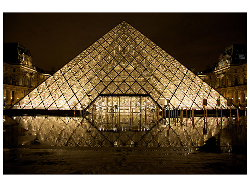 4-piece-canvas-print-at-night-at-the-louvre
