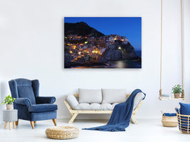 panoramic-3-piece-canvas-print-at-night-in-cinque