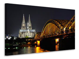 3-piece-canvas-print-at-night-in-cologne
