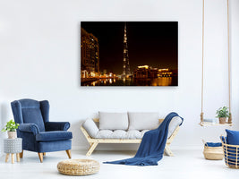 3-piece-canvas-print-at-night-in-dubai