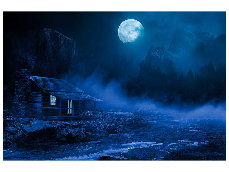 3-piece-canvas-print-at-night-in-the-woods