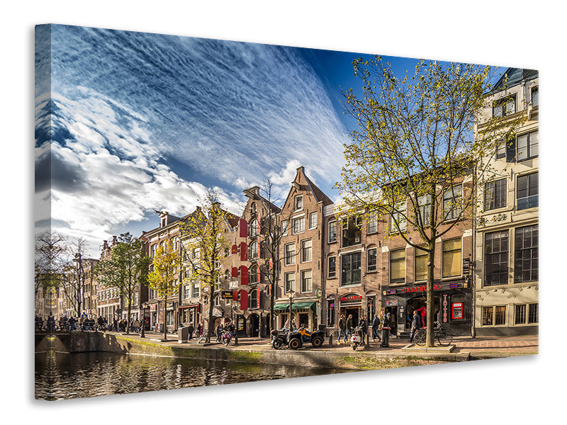 modern-4-piece-canvas-print-at-the-canal