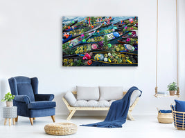 modern-3-piece-canvas-print-banjarmasin-floating-market
