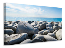 3-piece-canvas-print-beach-stones