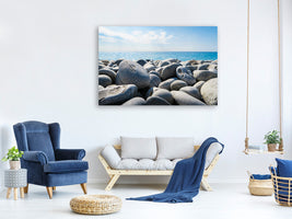 panoramic-3-piece-canvas-print-beach-stones
