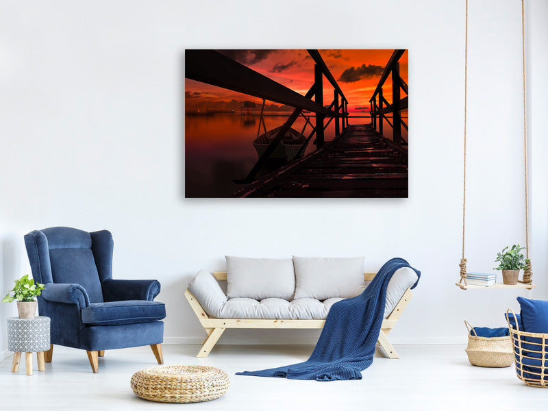 3-piece-canvas-print-beautiful-evening-mood-by-the-sea