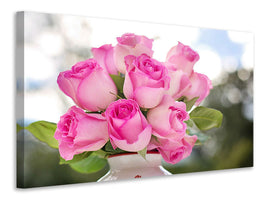 4-piece-canvas-print-bouquet-of-roses-in-pink