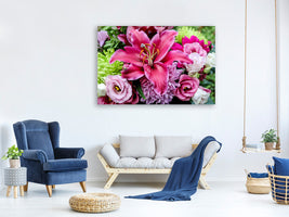 3-piece-canvas-print-bouquet-with-lily