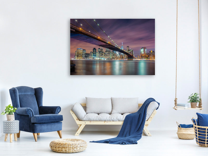 panoramic-canvas-print-brooklyn-bridge-at-night-ii