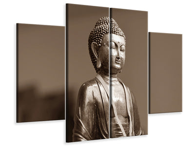 modern-4-piece-canvas-print-buddha-in-meditation-xl