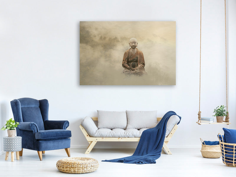 panoramic-canvas-print-buddha-in-the-nebulous-light