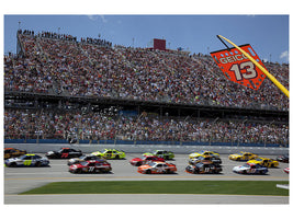 canvas-print-car-racing-in-nascar
