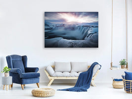 canvas-print-morning-godafoss-x