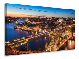 canvas-print-portugal-porto-blue-hour