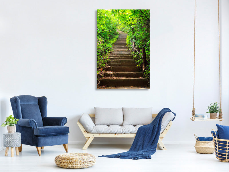 canvas-print-wood-stairs