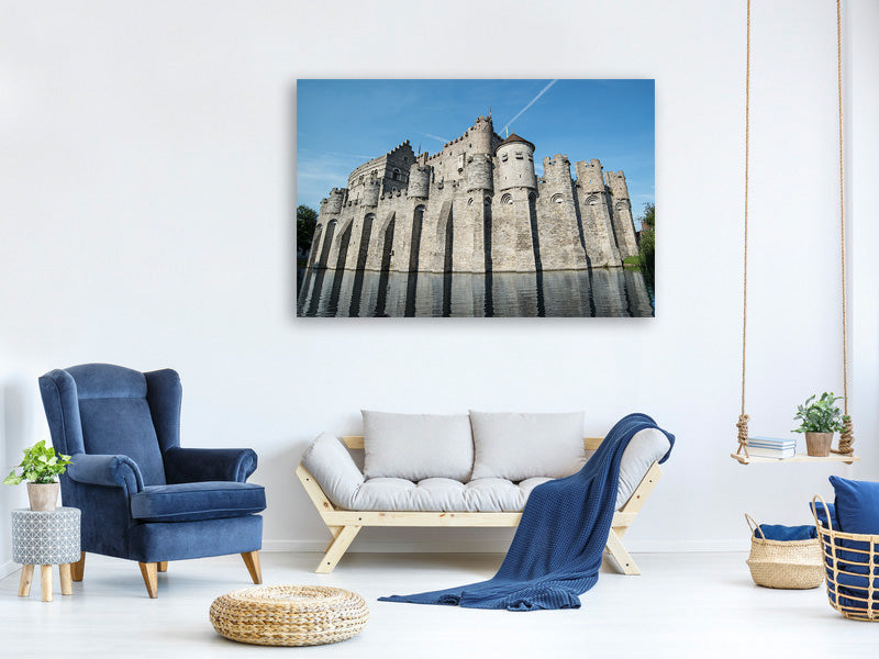 modern-4-piece-canvas-print-castle-gravensteen