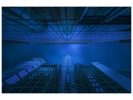 panoramic-3-piece-canvas-print-chrysler-in-blue