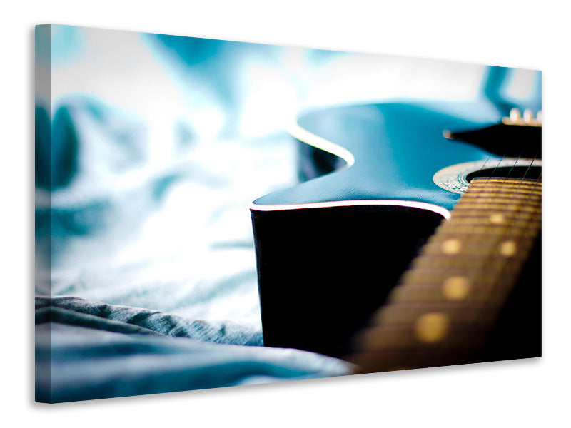 panoramic-3-piece-canvas-print-close-up-guitar