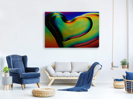 5-piece-canvas-print-colored-hearts